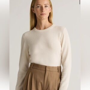 Mongolian cashmere sweater from Quince never worn IVORY